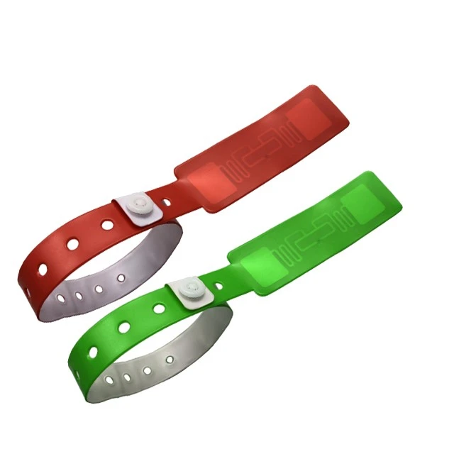 RFID Colored PVC Wristbands